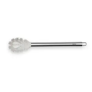Pegador para Massa Tipo Concha em Silicone e Cabo Aço Inox Brinox Duo 33cm Vanilla VANILLA