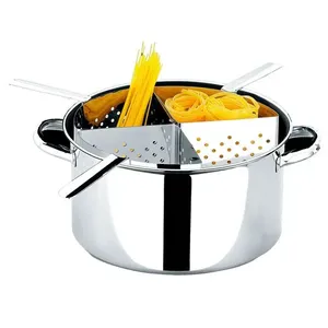 Espagueteira Savoy 1075/200 com 4 Divisões 10L Brinox Inox