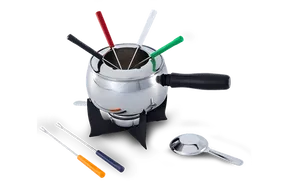 Conjunto para Fondue 11 Peças - Fondue e Petiscos Inox