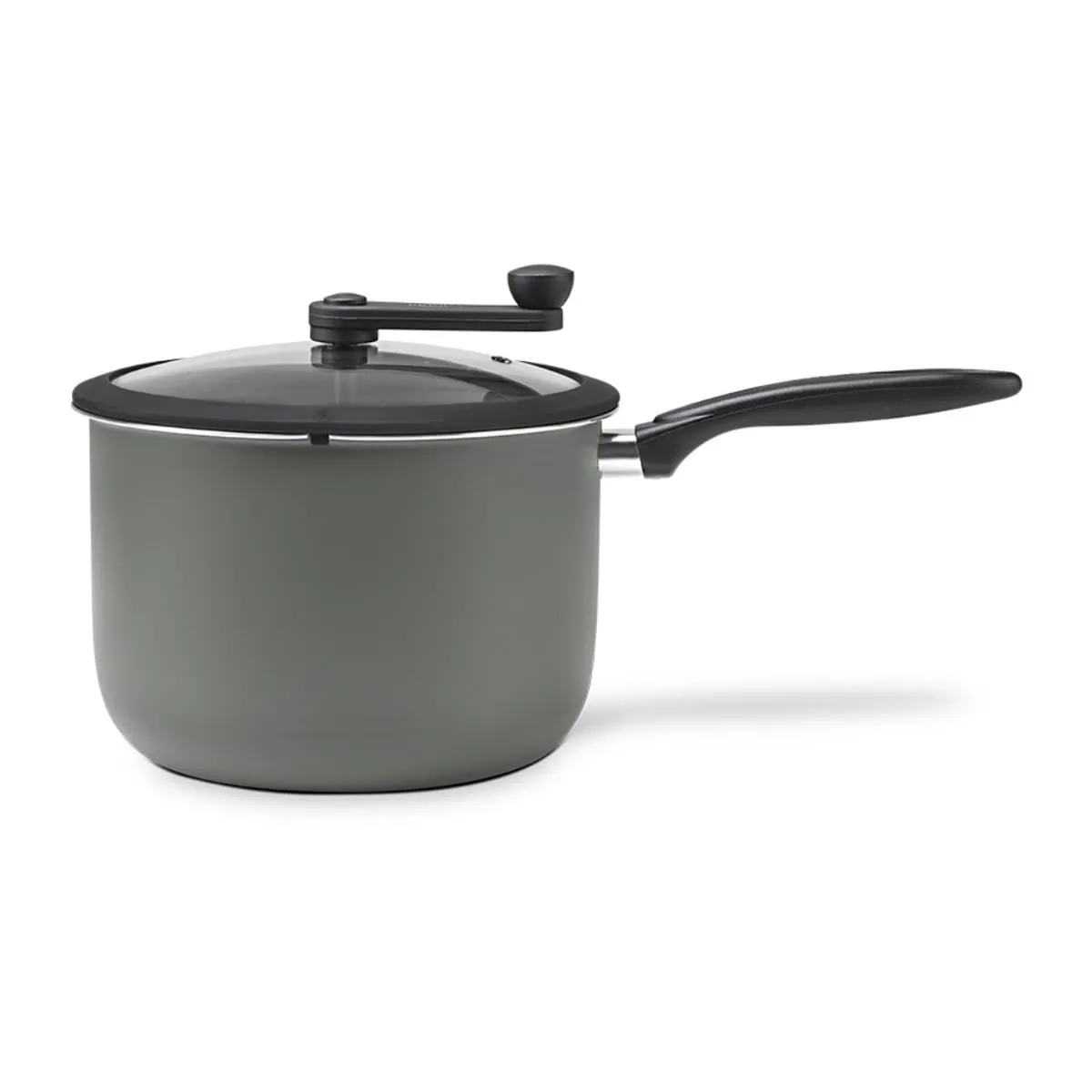 Pipoqueira Brinox Pic Poc Antiaderente Ceramic Life 5,5 Litros Ø22cm Camurça