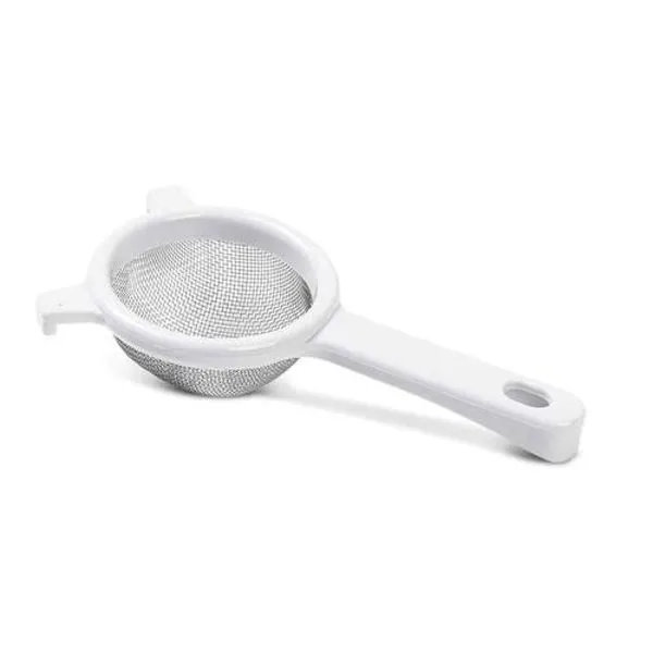 Peneira Brinox Top Pratic com Cabo ABS Inox Branco