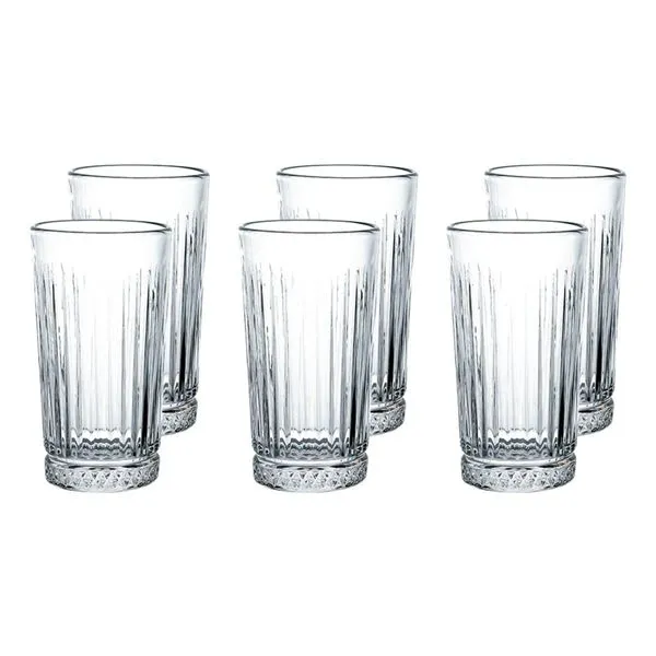 Jogo de 6 Copos de Vidro 440ml Haus Concept Gala Vidro