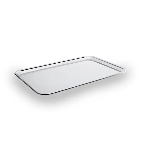 Bandeja Retangular Brinox Arienzo 40x28 cm Aço Inox Aço Inox