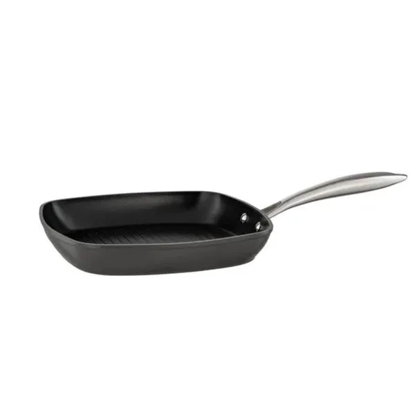 Grill Indução Brinox Diamond Antiaderente Pro-Flon Premium 26 cm 1,9 Litros Cinza Cinza