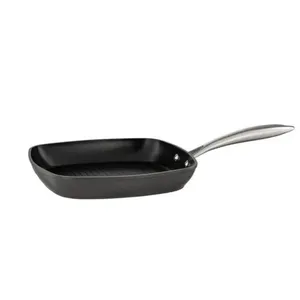 Grill Indução Brinox Diamond Antiaderente Pro-Flon Premium 26 cm 1,9 Litros Cinza Cinza