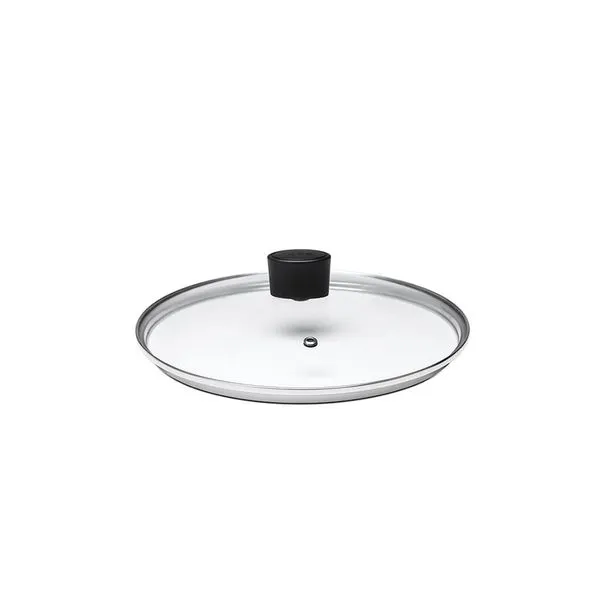 Tampa de Vidro Brinox Garlic Dolce 24cm Vidro Temperado Pomel Baquelite