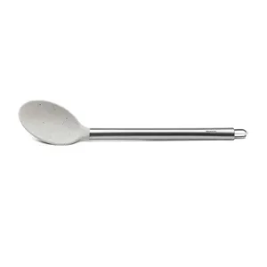 Colher para Arroz em Silicone com Cabo de Aço Inox Brinox Duo 33,5cm Vanilla VANILLA