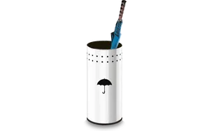Porta Guarda-Chuvas Gamma Brinox Decorline 12 Litros Ø20 x 43cm Aço Inox Porta Guarda-Chuvas - Gamma Ø 20 x 43 cm - Brinox