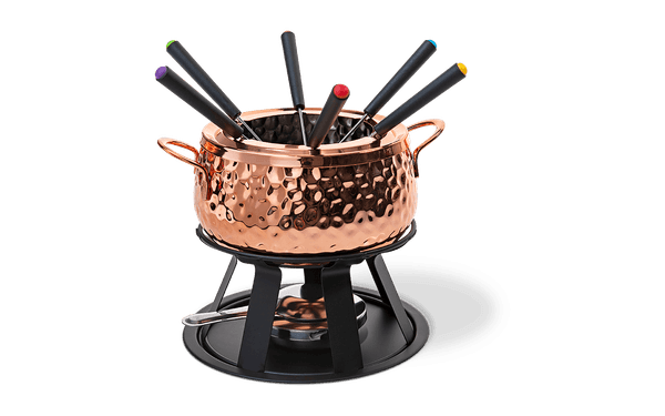 Conjunto para Fondue Brinox Foundues 11 Peças Cobre
