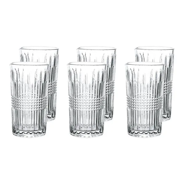 Jogo de 6 Copos de Vidro 360ml Haus Concept Viena Vidro
