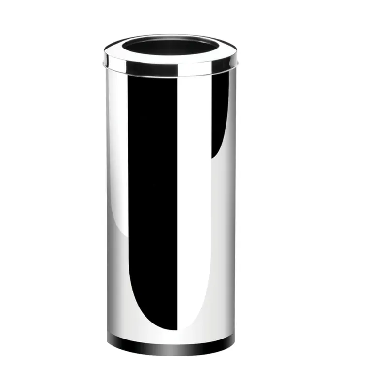 Lixeira com Aro Brinox Decorline 47 Litros Ø30 x 70cm Aço Inoxidável