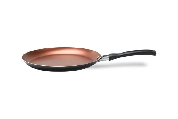 Tapioqueira Panquequeira Brinox Topázio 22 cm 590 ml Revestimento Antiaderente Pro-flon Antiaderente Cinza Range Cinza