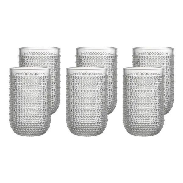 Jogo de 6 Copos de Vidro 430ml Haus Concept Esfera Vidro