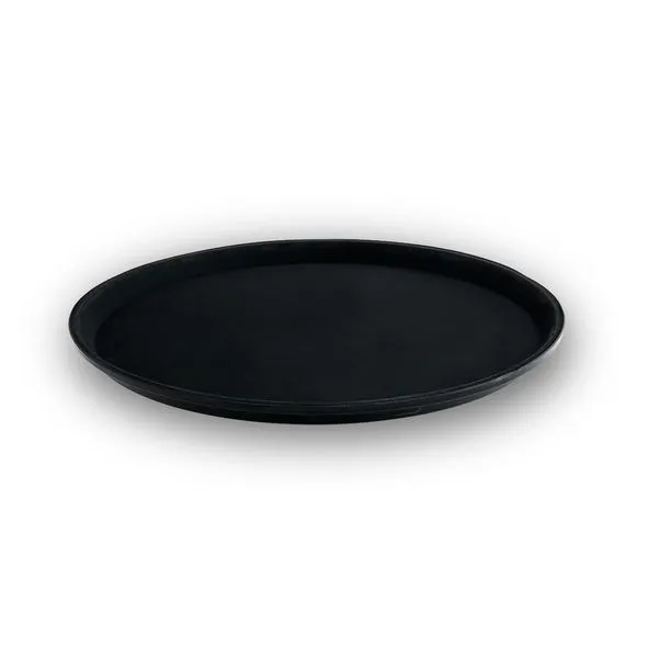 Bandeja Redonda Antiaderrapante Brinox Arienzo Ø40,5cm Preto Bandeja Redonda Antiaderente Preto Ø40,5 cm - Arienzo Ø 40,5 cm - Brinox