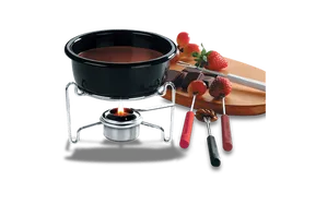Aparelho de Fondue Brinox Fondues 7 Peças Preto Preto