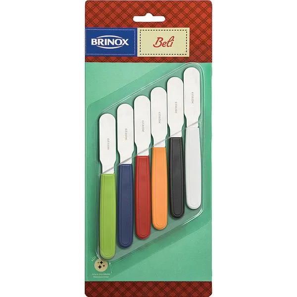 Espátula para Patê Brinox Beli 6 Peças