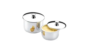 Margarineira Brinox Átina 250g Aço Inox Aço Inoxidável