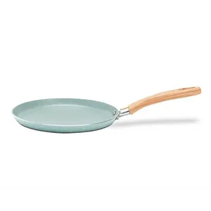 Tapioqueira Panquequeira de Indução Brinox Botanika Antiaderente Ceramic Life Ø22cm 500ml Verde Verde
