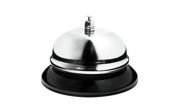 Campainha para Bar/Restaurante Brinox Arienzo Ø8,5 x 5,5cm Preto Brinox
