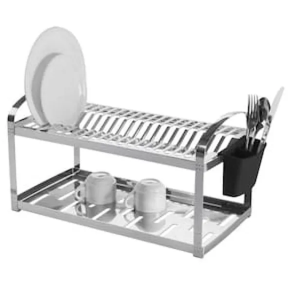 Escorredor para 20 Pratos Brinox Suprema 2099/120 em Aço Inox