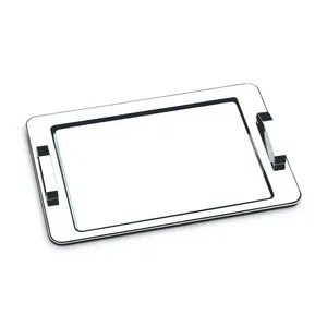 Bandeja com Alça Brinox Átina 40x28cm Aço Inox Aço Inoxidável