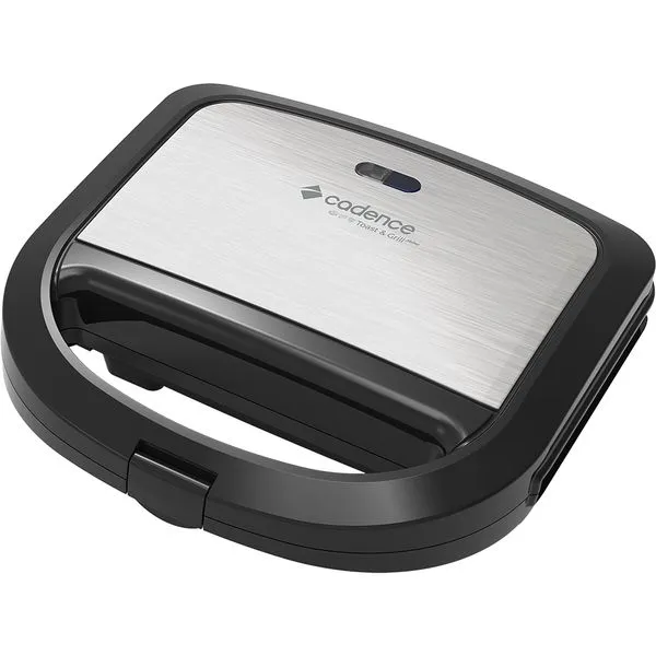 Sanduicheira Elétrica Cadence Toast & Grill Prime Inox - 220V
