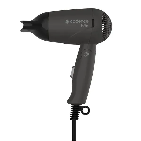 Secador De Cabelo SEC190 Dobrável Plie Candence Preto / Bivolt