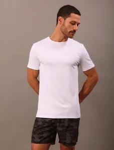 Camiseta Manga Curta Swimwear Masculino Uv - Branco Camiseta Manga Curta Swimwear Masculino Uv Branco Pp