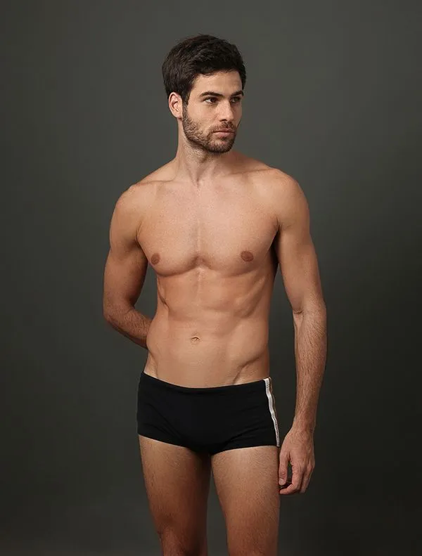 Sunga Trunk Faixa Bicolor Calvin Klein Swimwear - Havana Sunga Trunk Faixa Bicolor Calvin Klein Swimwear Havana p
