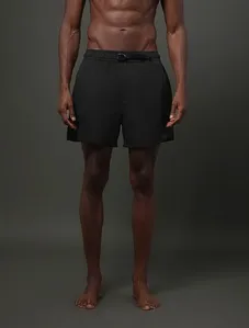 Shorts D'Água Masculino Cós Ajustavél Calvin Klein Swimwear - Preto Shorts D'Água Masculino Cós Ajustavél Calvin Klein Swimwear Preto Ggg