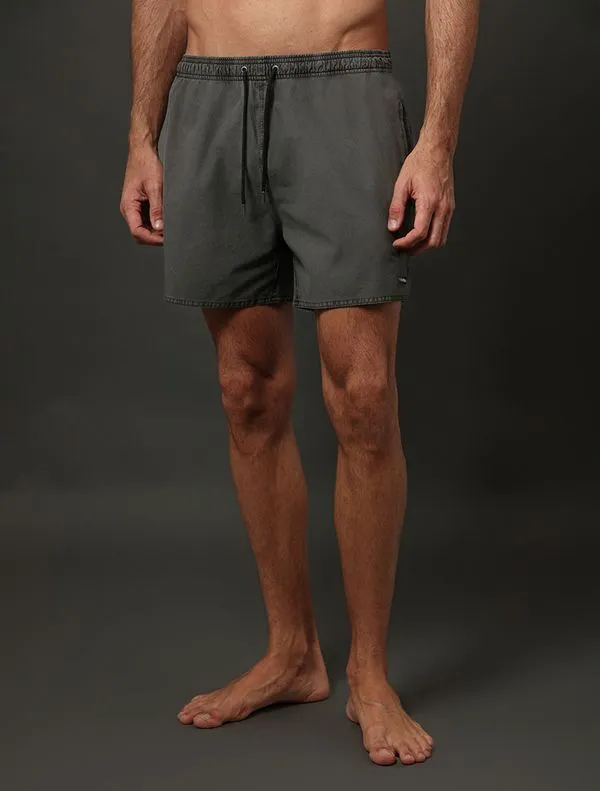 Shorts D'Água Masculino Pigmento Calvin Klein Swimwear - Chumbo Shorts D'Água Masculino Pigmento Calvin Klein Swimwear Chumbo Gg