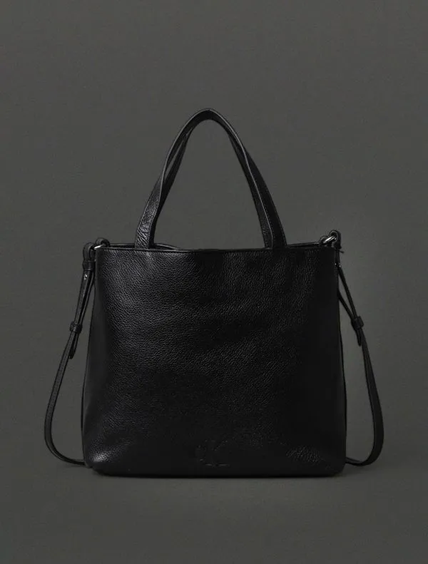 Bolsa Média Feminina Tote Bag Calvin Klein Jeans - Preto Bolsa Média Feminina Tote Bag Calvin Klein Jeans Preto u