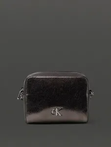 Bolsa Feminina Câmera Bag Metálica Calvin Klein Jeans - Grafite Bolsa Feminina Câmera Bag Metálica Calvin Klein Jeans Grafite u