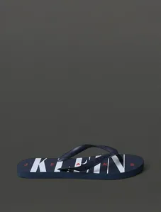 Chinelo Masculino Serif Font Calvin Klein Jeans - Marinho Chinelo Masculino Serif Font Calvin Klein Jeans Marinho 37/38