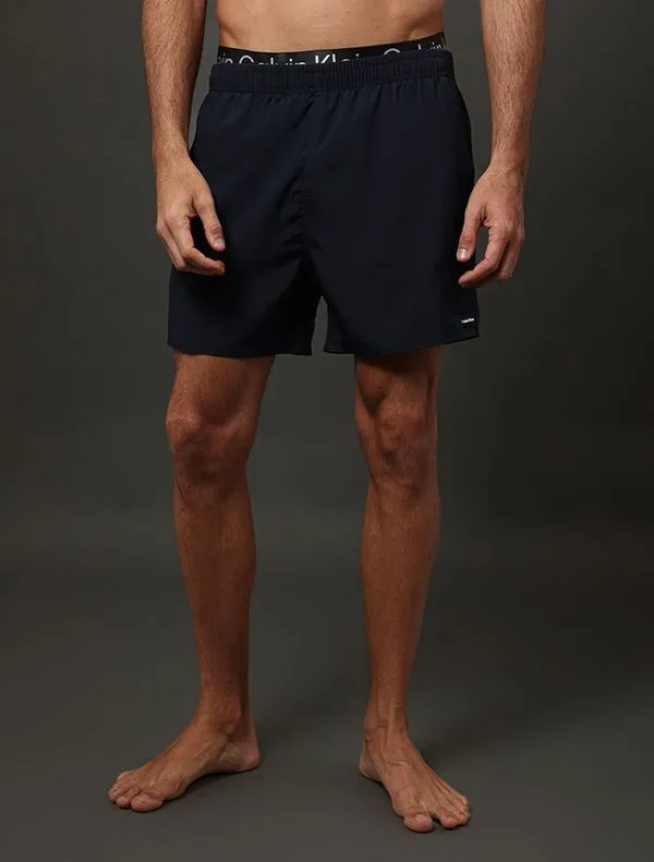 Shorts D'Água Masculino Cós Com Elástico Calvin Klein Swimwear - Marinho Shorts D'Água Masculino Cós Com Elástico Calvin Klein Swimwear Marinho g