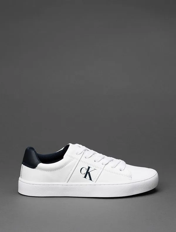 Tênis Menino Skate Side Calvin Klein Jeans - Branco 2 Tênis Menino Skate Side Calvin Klein Jeans Branco 2 27