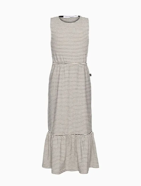 Vestido Menina Moletinho Listrado - Marinho Vestido Menina Moletinho Listrado Marinho 14