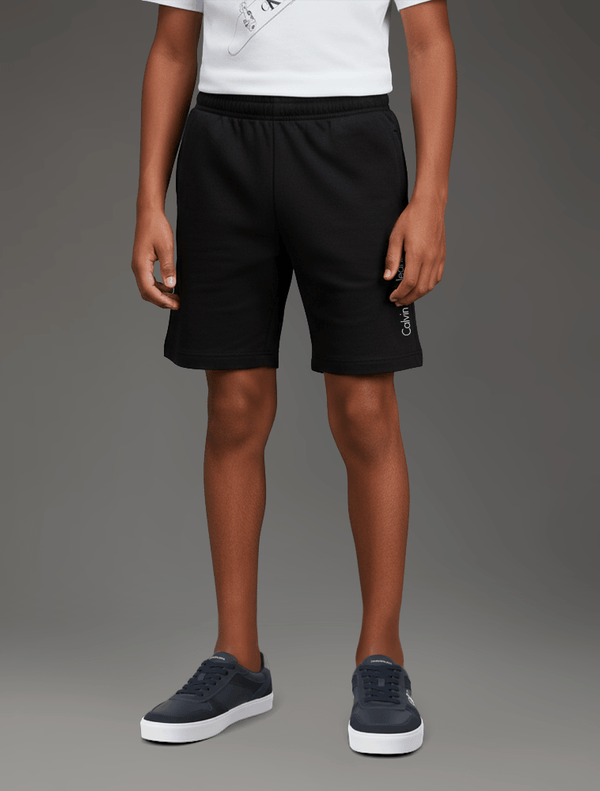 Shorts Menino Liso Calvin Klein Jeans - Preto Shorts Menino Liso Calvin Klein Jeans Preto 6