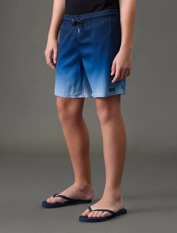 Shorts Menino Elástico Degradê Calvin Klein Swimwear - Marinho Shorts Menino Elástico Degradê Calvin Klein Swimwear Marinho 6