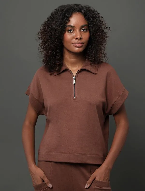 Blusa Feminina Malha Idaho Calvin Klein Jeans - Marrom Blusa Feminina Malha Idaho Calvin Klein Jeans Marrom Pp