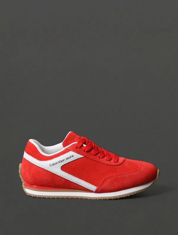 Tênis Feminino Running Calvin Klein Jeans - Vermelho Tênis Feminino Running Calvin Klein Jeans Vermelho 35