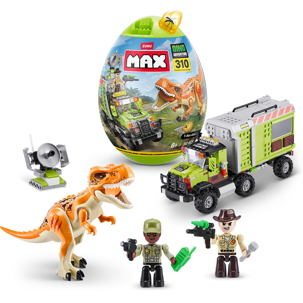 Blocos de Construção Max, Candide,  Dino Adventure 310 peças
