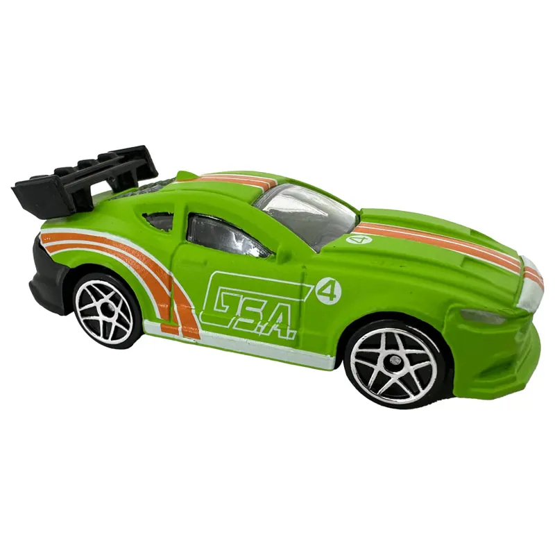 Mini Carrinho Die Cast Garagem S.A. - Esportivo Verde Limão