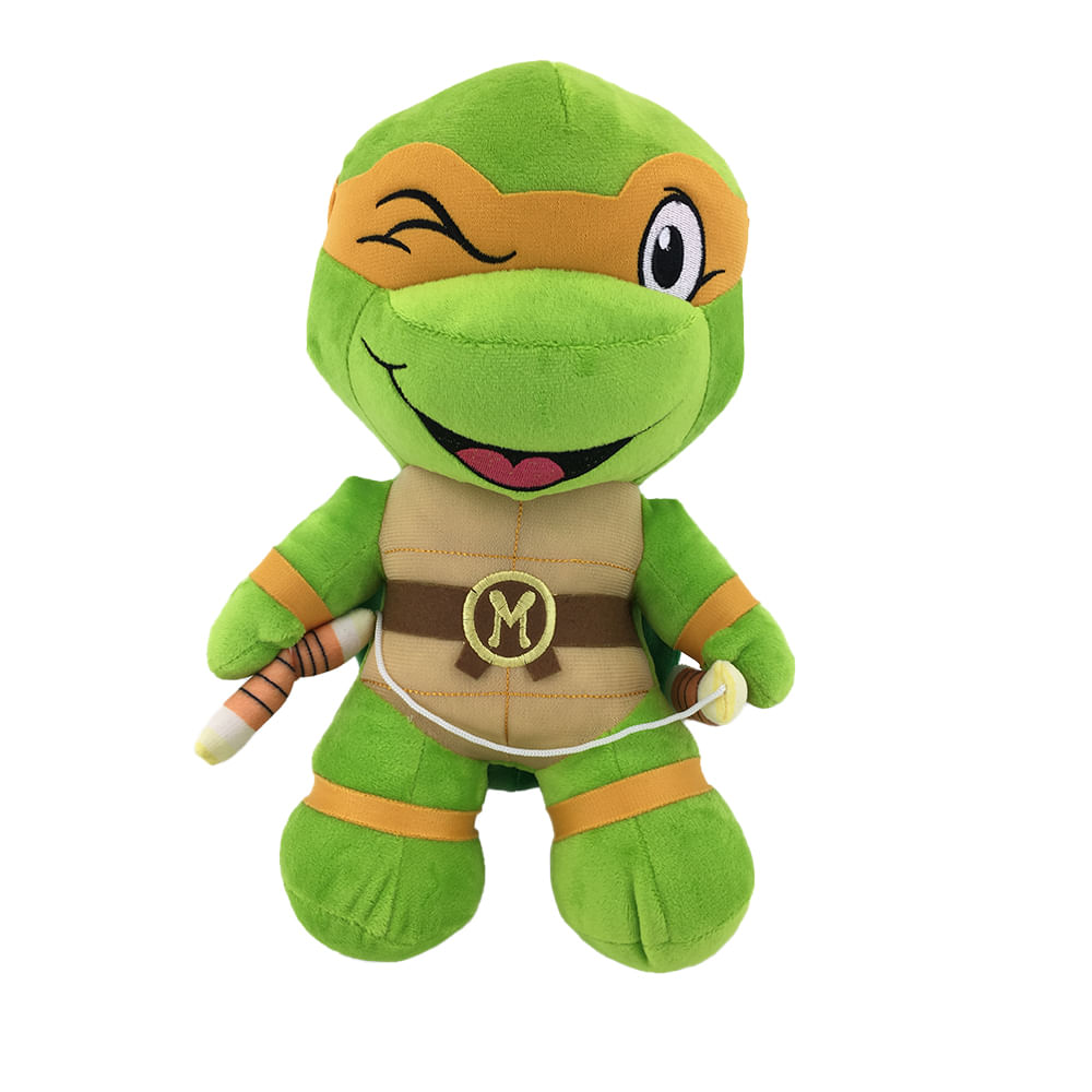 Pelúcia Tartarugas Ninjas - Michelangelo