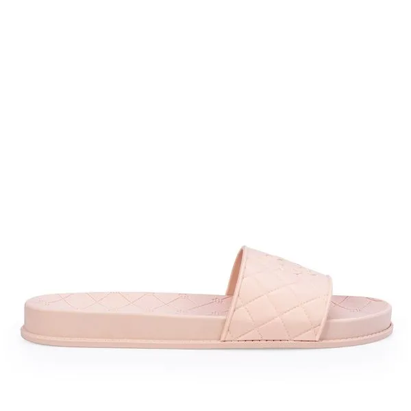 Papete Slide Rosa Peônia Matelassê 37.38