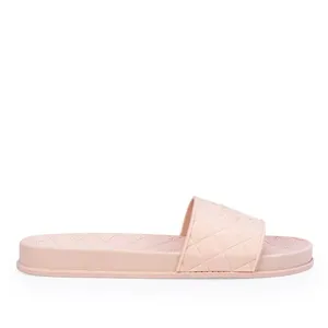 Papete Slide Rosa Peônia Matelassê 39.40