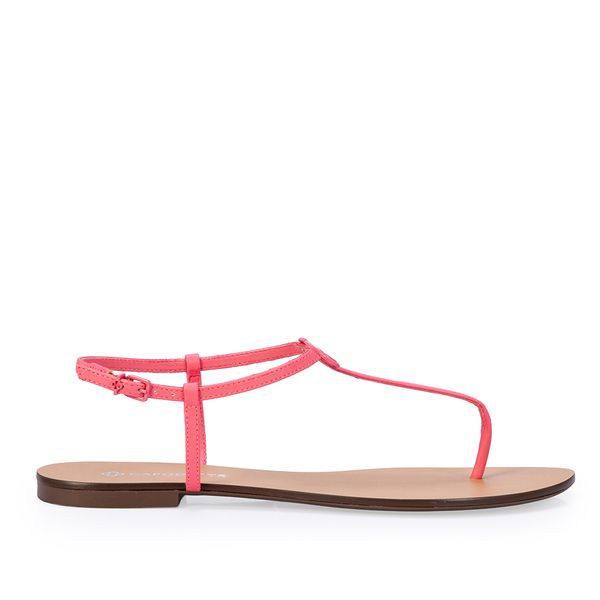 Sandália Rasteira Rosa Papaya 40