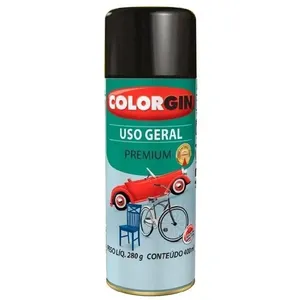 Tinta Spray Marrom Barroco Para Geladeira 400ml 55271 Colorgin Tinta Spray Marrom Barroco Para U