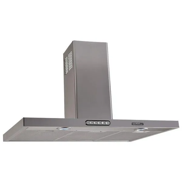 Coifa De Parede 90cm Retangular Duto Slim Inox 110v 110v