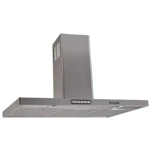 Coifa De Parede 90cm Retangular Duto Slim Inox 110v 110v